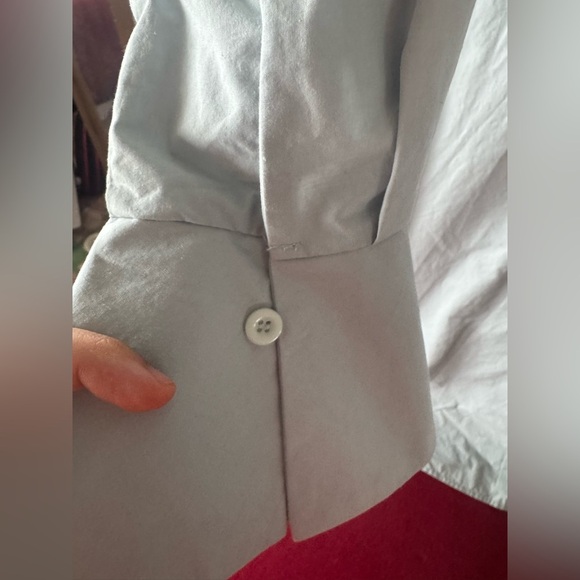 Light Blue Button-Up Dress - Picture 11 of 16